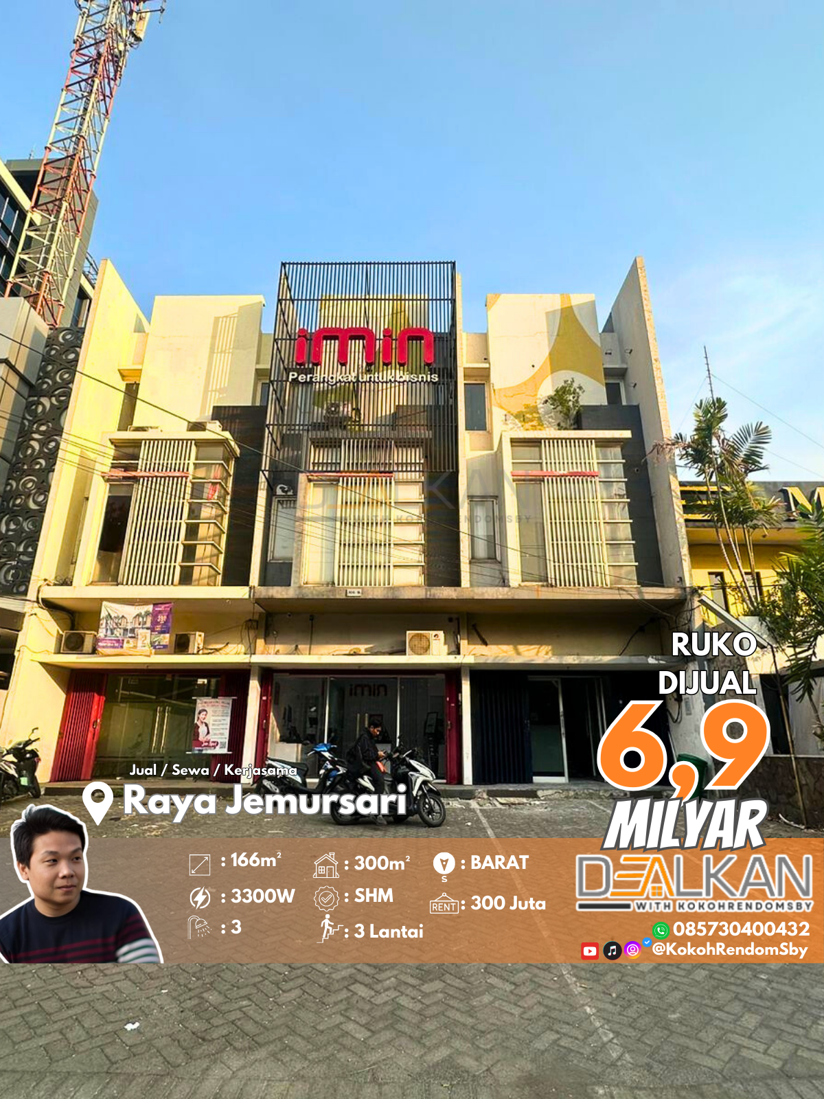 JEMURSARI - RUKO DI RAYA JEMURSARI DIJUAL NEGO KERAS HINGGA DEAL - Dealkan