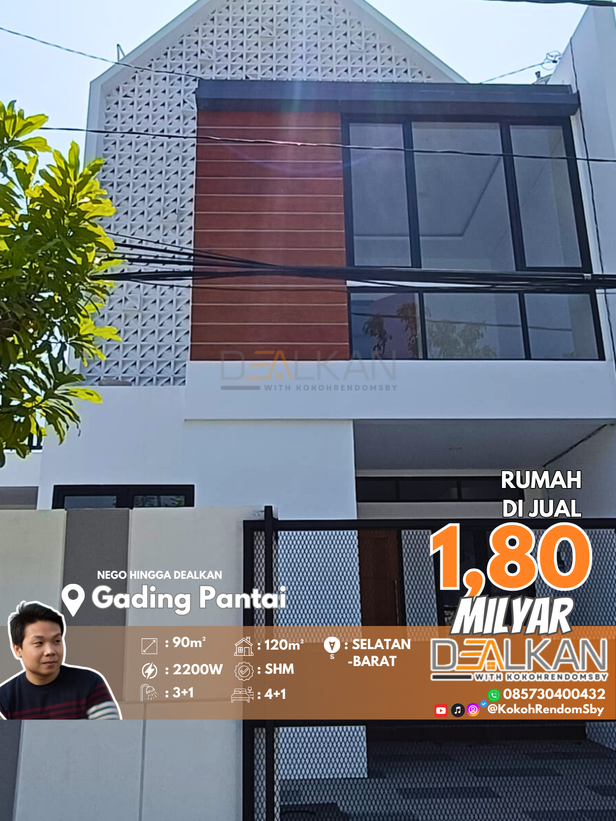 BABATAN PANTAI - RUMAH BARU GRESSS DIJUALL LOKASI GA MASUK² - Dealkan