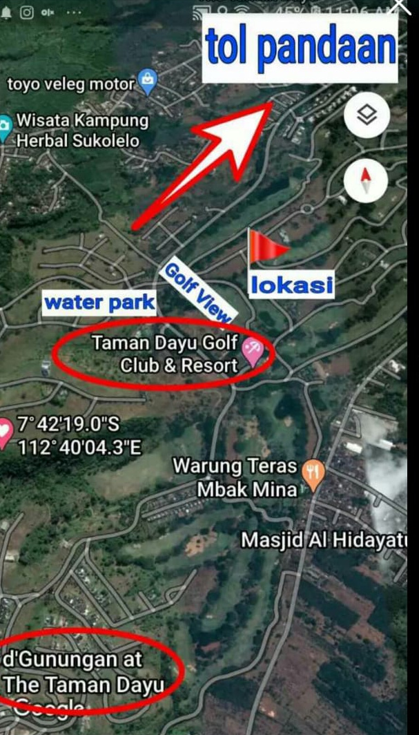 Dijual Kavling tanah Taman Dayu Cluster senja sentosa lestari - Dealkan