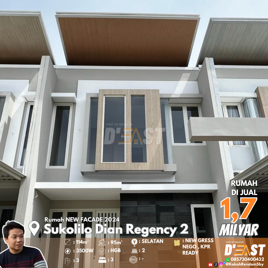 SUKOLILO DIAN REGENCY - WILAYAH CLUSTER NEW HOME - Dealkan