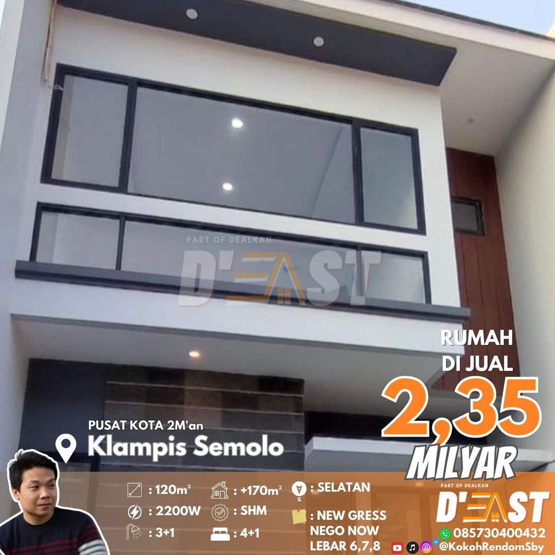 KLAMPIS SEMOLO - RUMAH SIAP HUNI BARU GRESS - Dealkan