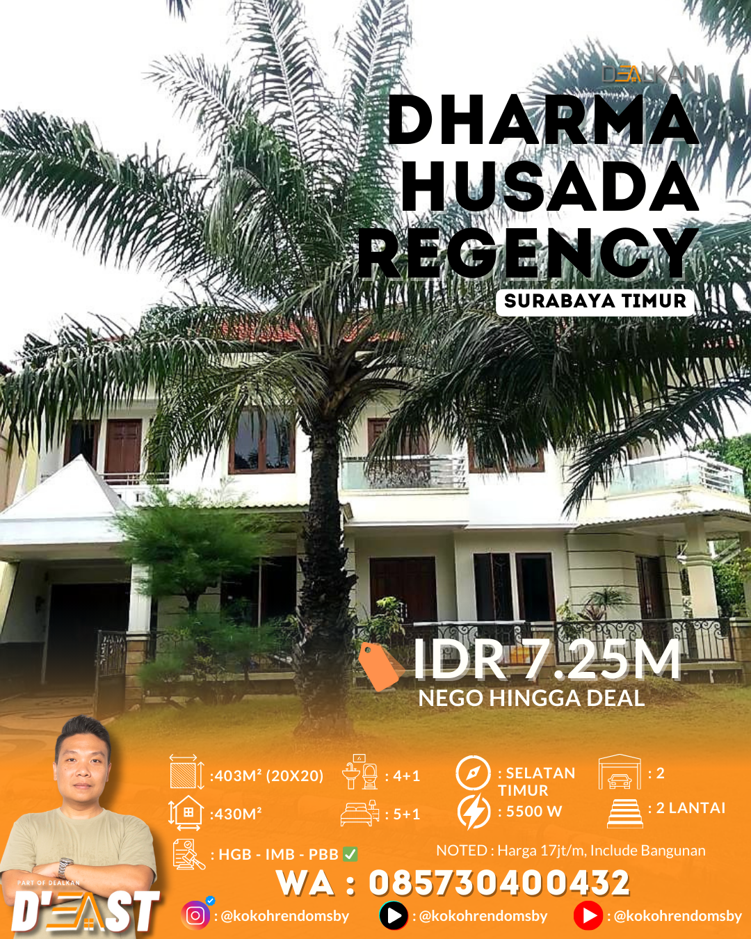 DHARMAHUSADA REGENCY - RUMAH MEWAH SIAP HUNI.. - Dealkan