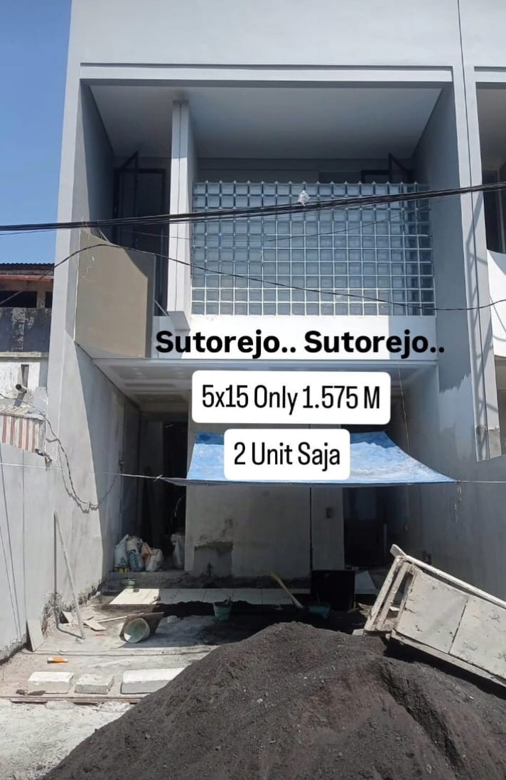 DIJUAL RUMAH MODERN MINIMALIS SUTOREJO TENGAH - Dealkan