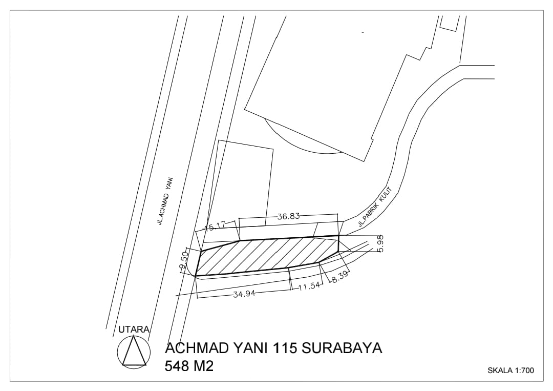 Lahan dan Bangunan - Frontage Ahmad Yani - Dealkan