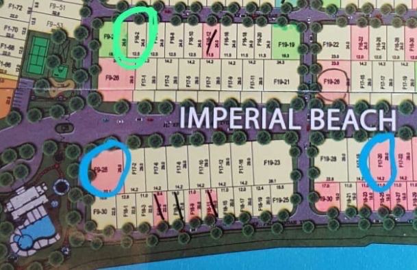 dijual tanah kavlig imperial palm beach - Dealkan