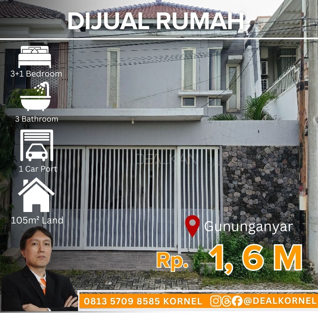Dijual Rumah Gununganyar - Dealkan
