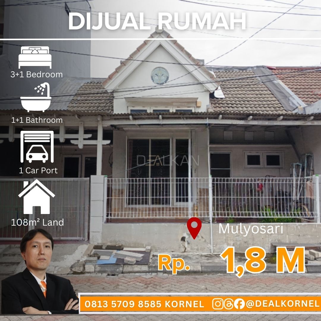 Dijual Rumah Mulyosari - Dealkan