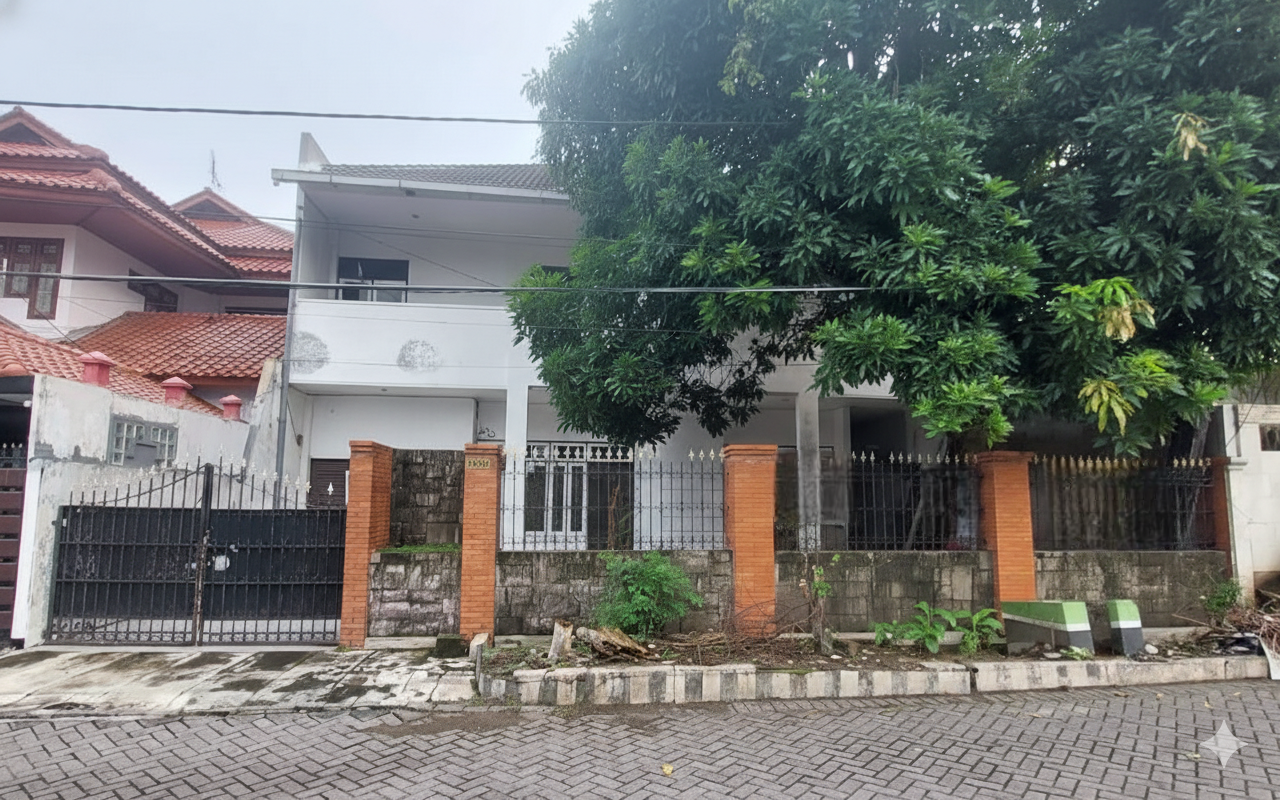 RUMAH KUPANG INDAH BUTUH SEDIKIT RENOVASI DEKAT MAYJEND SUNGKONO SURABAYA BARAT - Dealkan