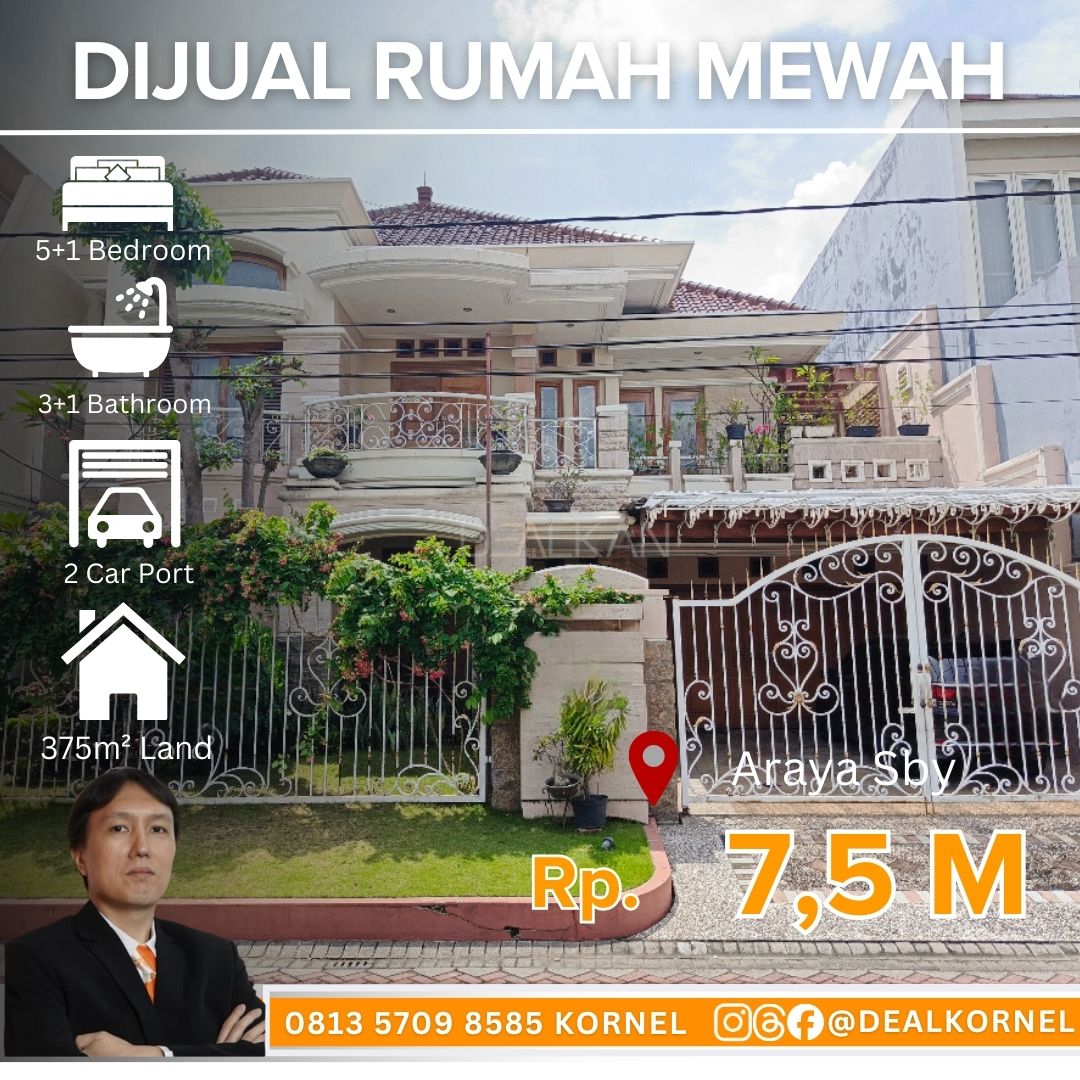 Dijual Rumah Mewah Araya 1 Lokasi Premium - Dealkan