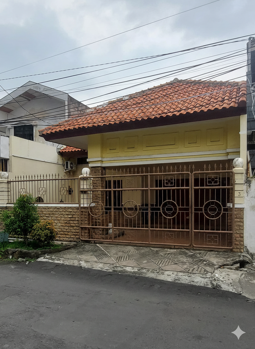 RUMAH SUKOMANUNGGAL JAYA DEKAT JALAN RAYA BAGUS TERAWAT SURABAYA BARAT - Dealkan