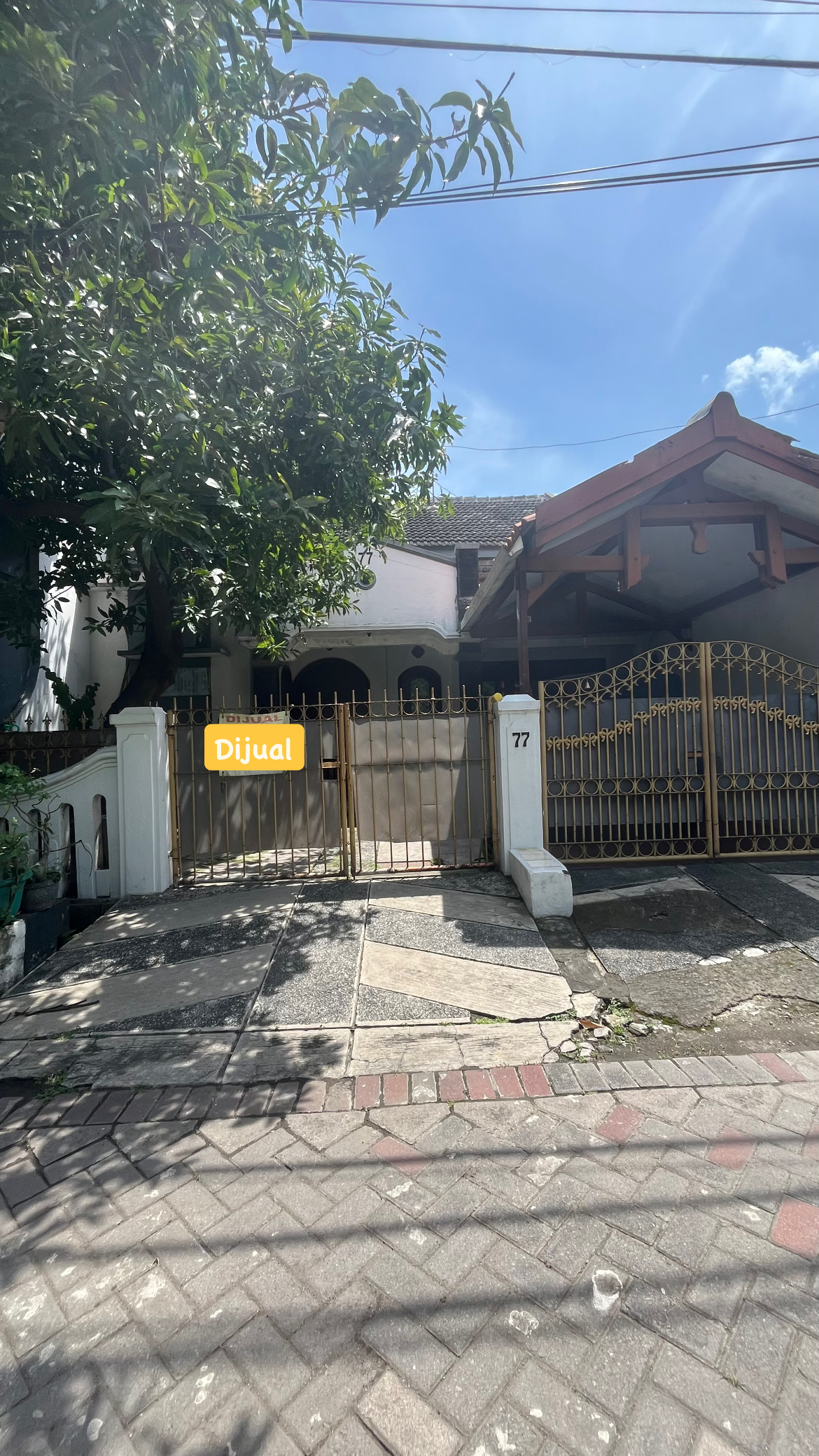 dijual rumah bagus murah hitung tanah gayungsari - Dealkan