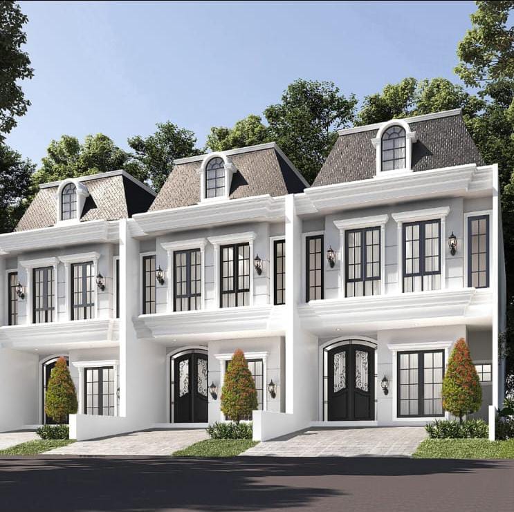 Dijual Rumah American Klasik 2 lantai Baru Gress Dharmahusada Indah - Dealkan