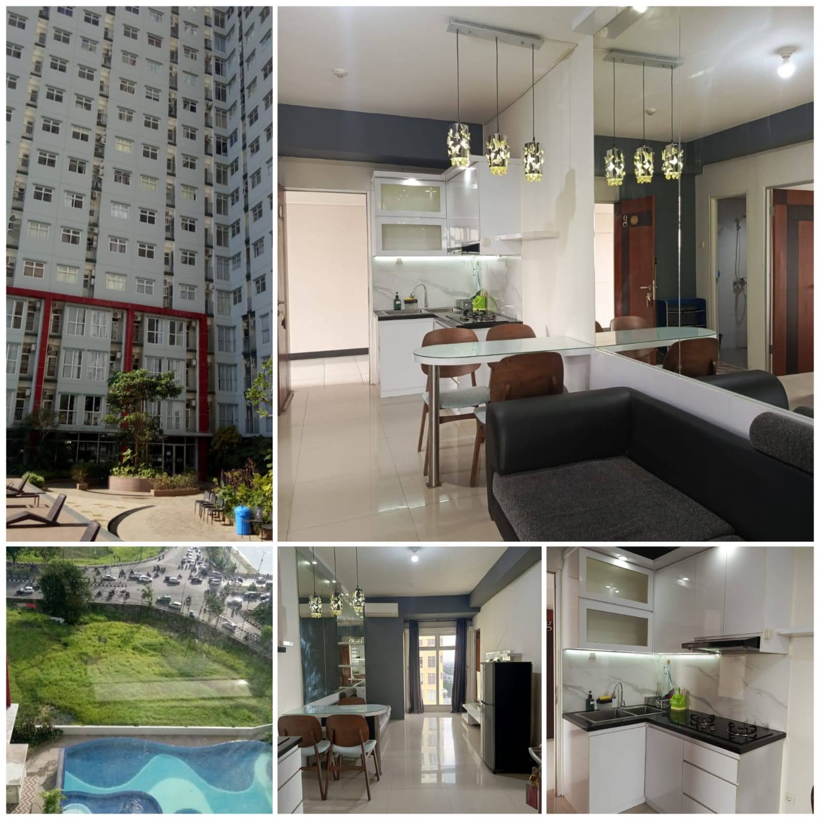 DIJUAL APARTEMEN GUNAWANGSA MERR 2 BEDROOM CORNER FULLY FURNISHED - Dealkan