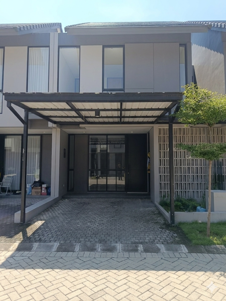 DISEWAKAN RUMAH MODERN MINIMALIS CENTRAL PARK JUANDA - Dealkan