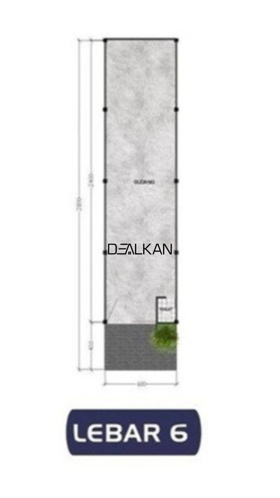 Dijual Gudang Prambanan Bizzland Luas 132 M², Gresik - Dealkan
