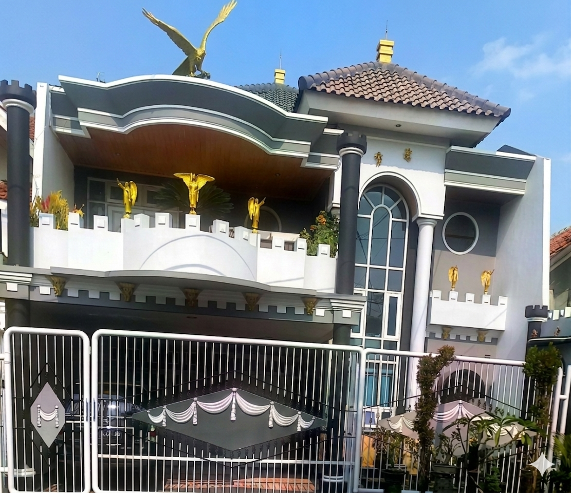 DIJUAL RUMAH MEWAH FULL FURNISHED, RUNGKUT ASRI UTARA - Dealkan