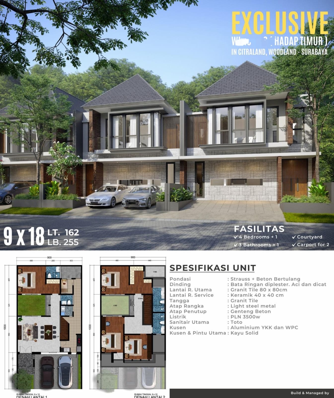 DIJUAL RUMAH BARU GRESS DI CITRALAND UTAMA WOODLAND - Dealkan