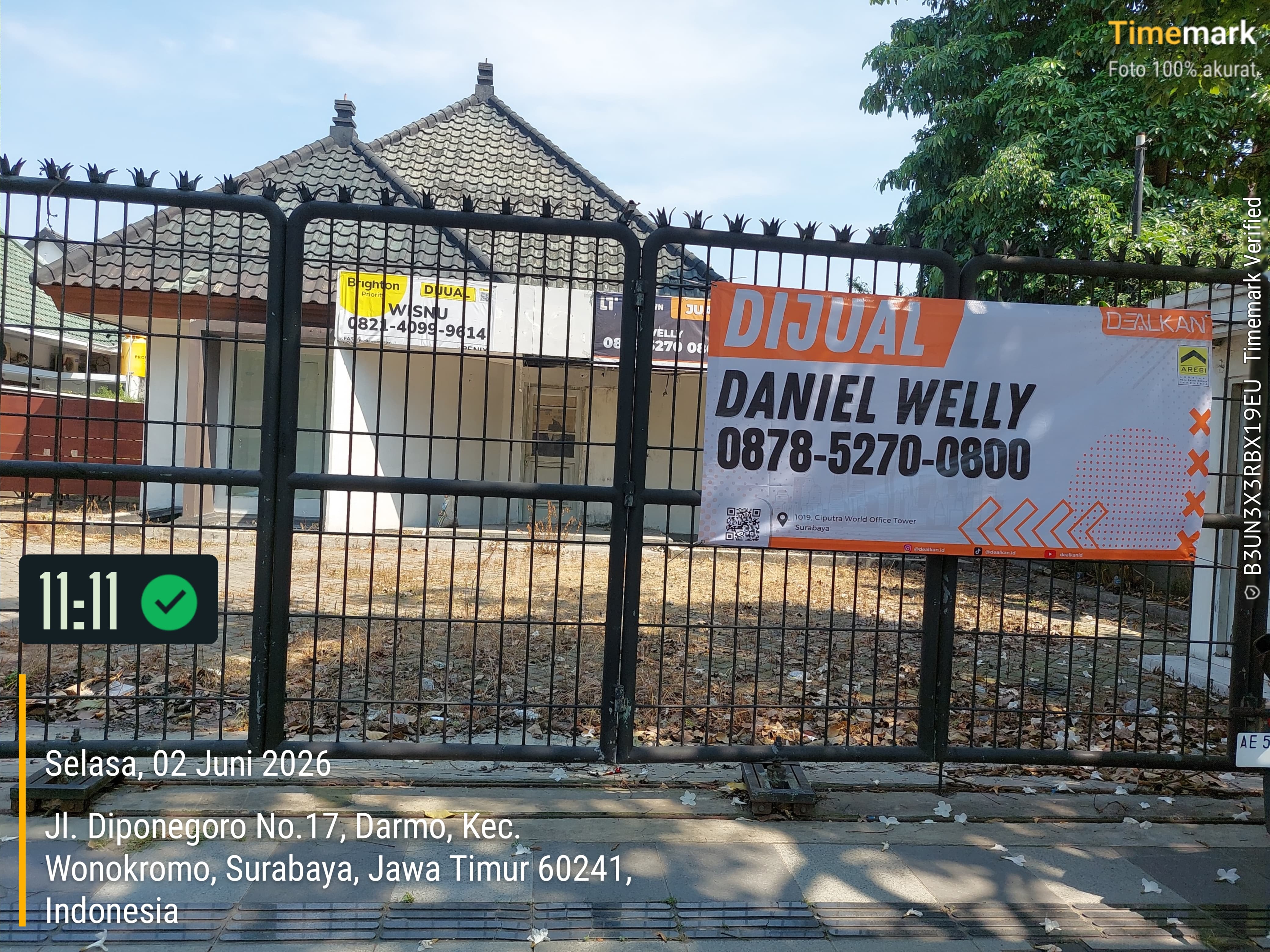 DIJUAL BANGUNAN KOMERSIAL LOKASI JALAN PROTOKOL SURABAYA PUSAT - Dealkan