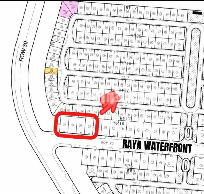 DIJUAL 4 KAVLING JEJER CITRALAND UTAMA RAYA WATERFRONT - Dealkan