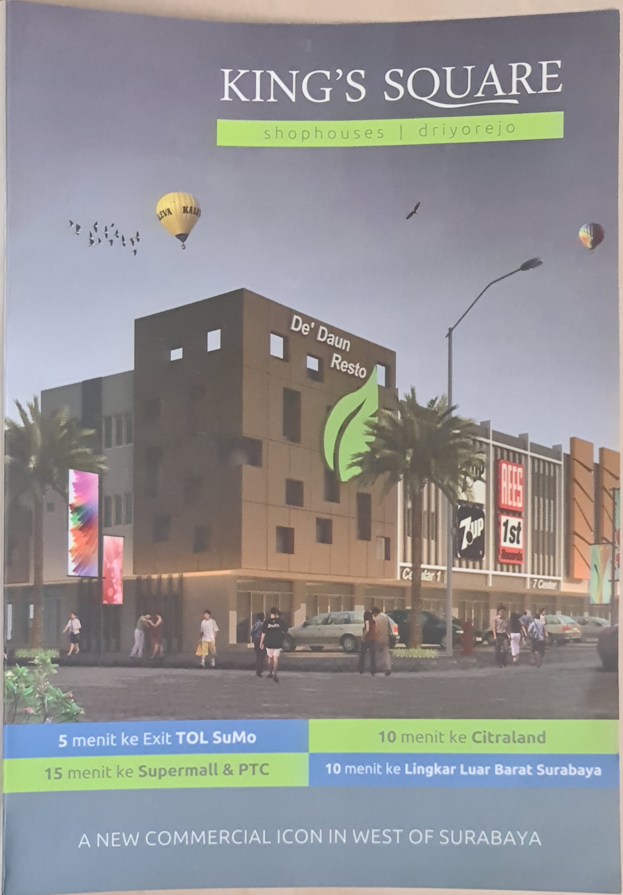 RUKO KINGS SQUARE CitraLand Driyorejo CBD - Dealkan