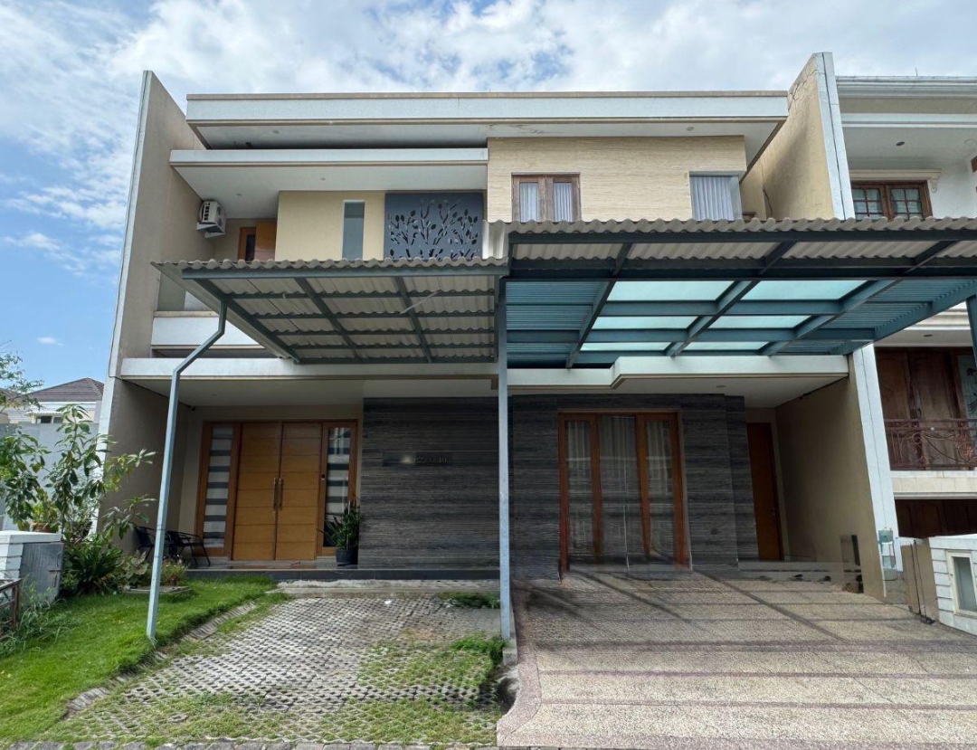 DISEWAKAN RUMAH MINIMALIS FULLY FURNISHED DI VILLA BUKIT REGENCY PAKUWON INDAH SURABAYA BARAT - Dealkan