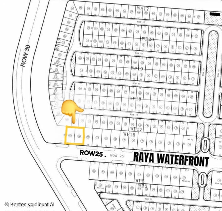 DIJUAL TANAH RAYA WATERFRONT 2 KAVLING JEJER - Dealkan