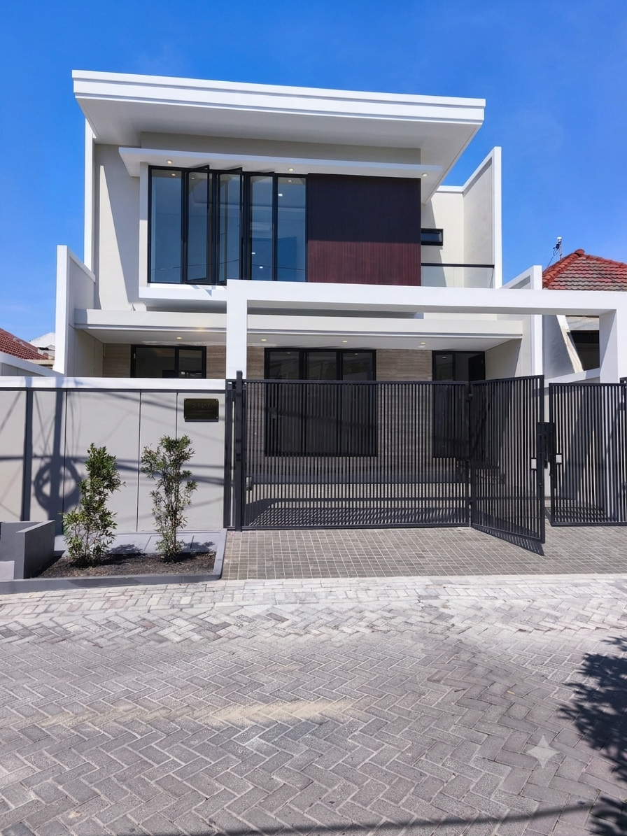 DIJUAL RUMAH MODERN MINIMALIS SUTOREJO UTARA (BARU GRESS) - Dealkan